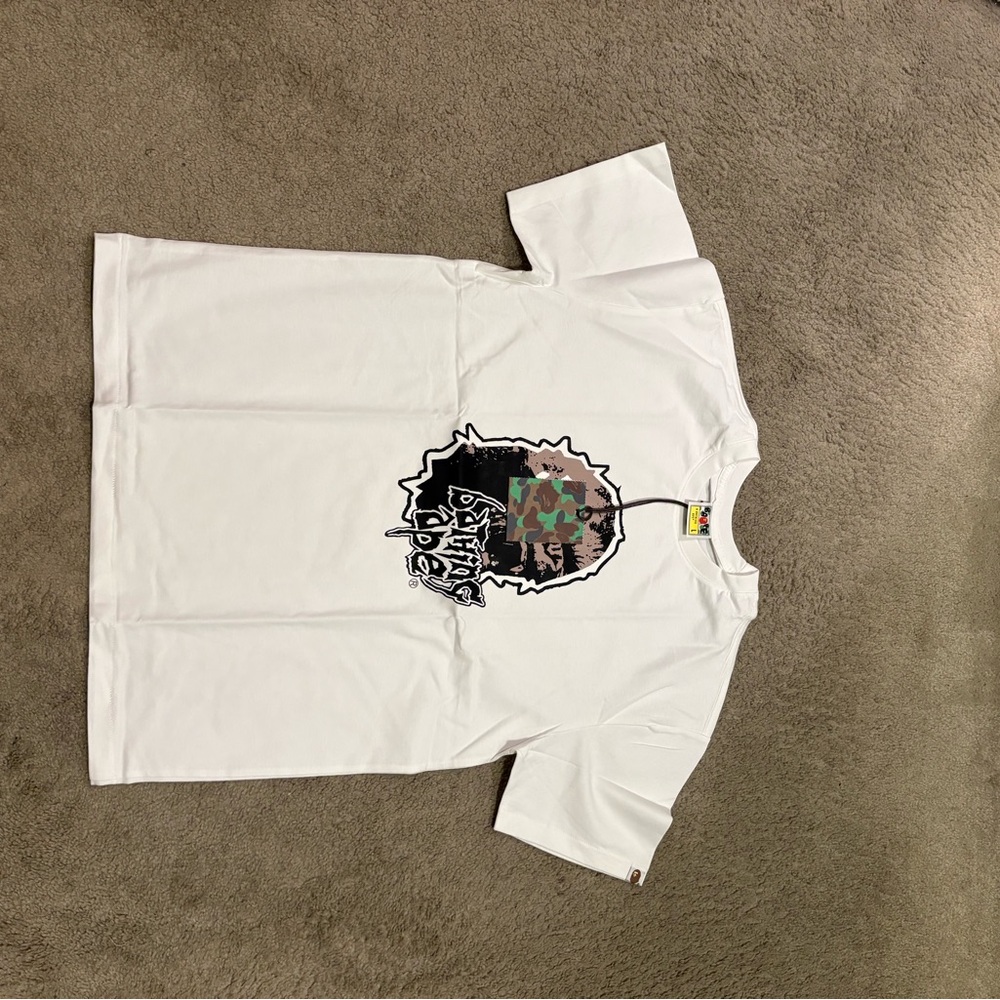 White Graphic Kids T-Shirt